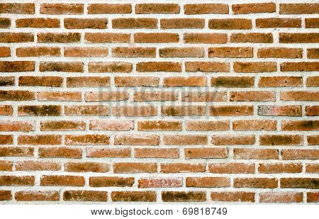 Red Brick Wall Texture Background