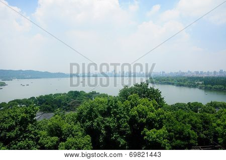 West Lake in Hangzhou China