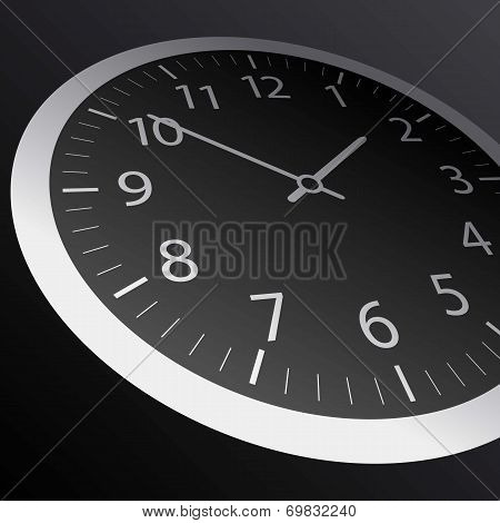 Classic time Clock vector web
