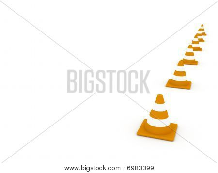 Caminho de cones