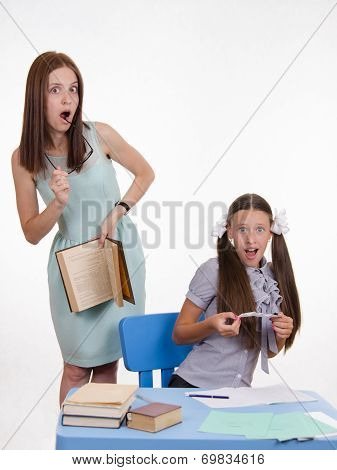 Teacher Caught Student Cheating In A Crib