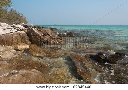 Beach On The Koh Rin Island