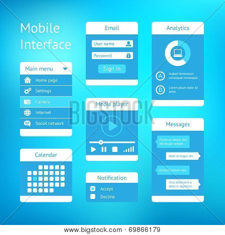 vector interface template design