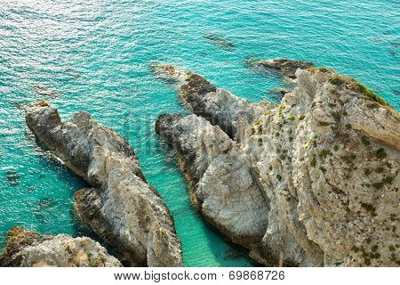 Coast near the town of Tropea region Calabria - Italy