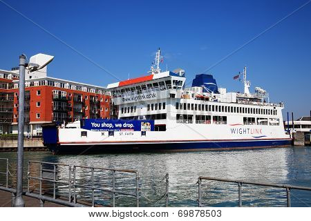 car ferry at Portsmouth