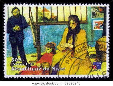 Painting By Paul Gauguin, The Schuffenecker Family
