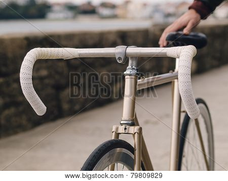 Fixie Bicycle Detail