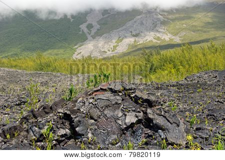 Lava Eruption, Reunion island