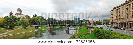 Barclays Bank Office Building And Vilnius Educology University