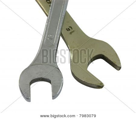 Two Metal Wrenches