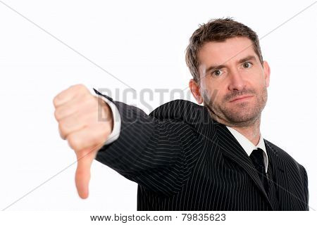 Businessman Withthumb Down