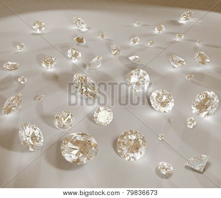Diamond jewel high resolution image
