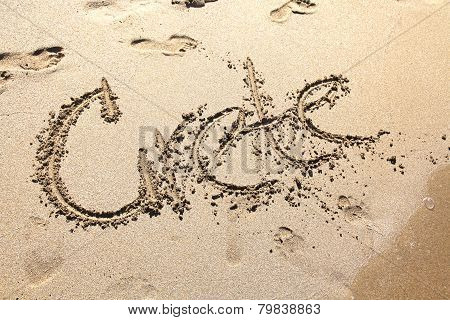 Crete - Tittle At Beach