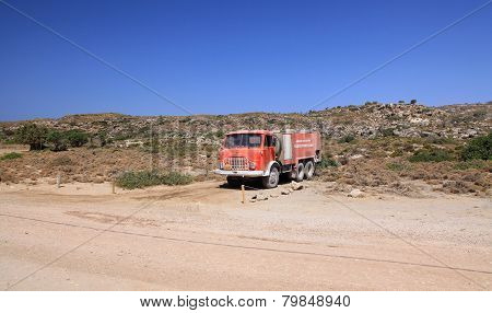 Old Fire Fighting Truck