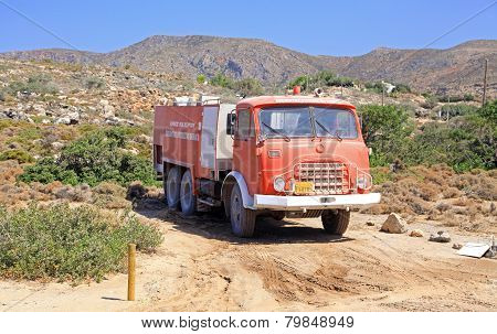 Old Fire Fighting Truck