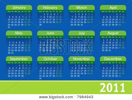 Calendario 2011
