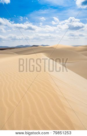 Sand Dunes In Viana Desert - Deserto De Viana In Boavista - Cape Verde - Cabo Verde