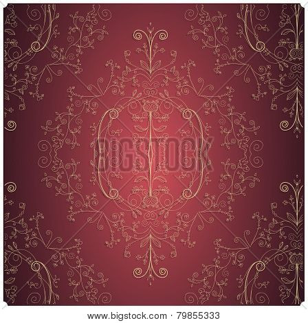 Vintage Floral Texture