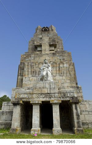 Monteferro monument at Nigran, Galicia, Spain