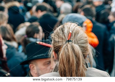 Mass Unity Rally Held In Strasbourg Following Recent Terrorist Attacks