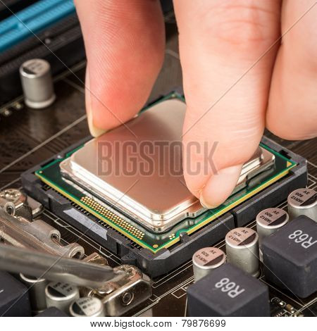 Modern processor and motherboard for a home computer