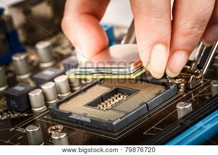 Modern processor and motherboard for a home computer