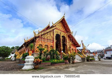 Wat Chet Yod Temple In Thailand