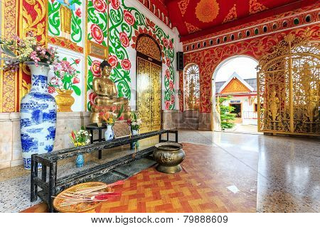 Interior Of Wat Chet Yod  Temple
