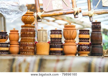Sale Of Souvenirs In The Historical And Cultural Reserve 