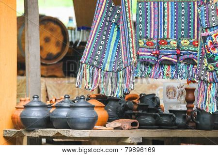 Sale Of Souvenirs In The Historical And Cultural Reserve 