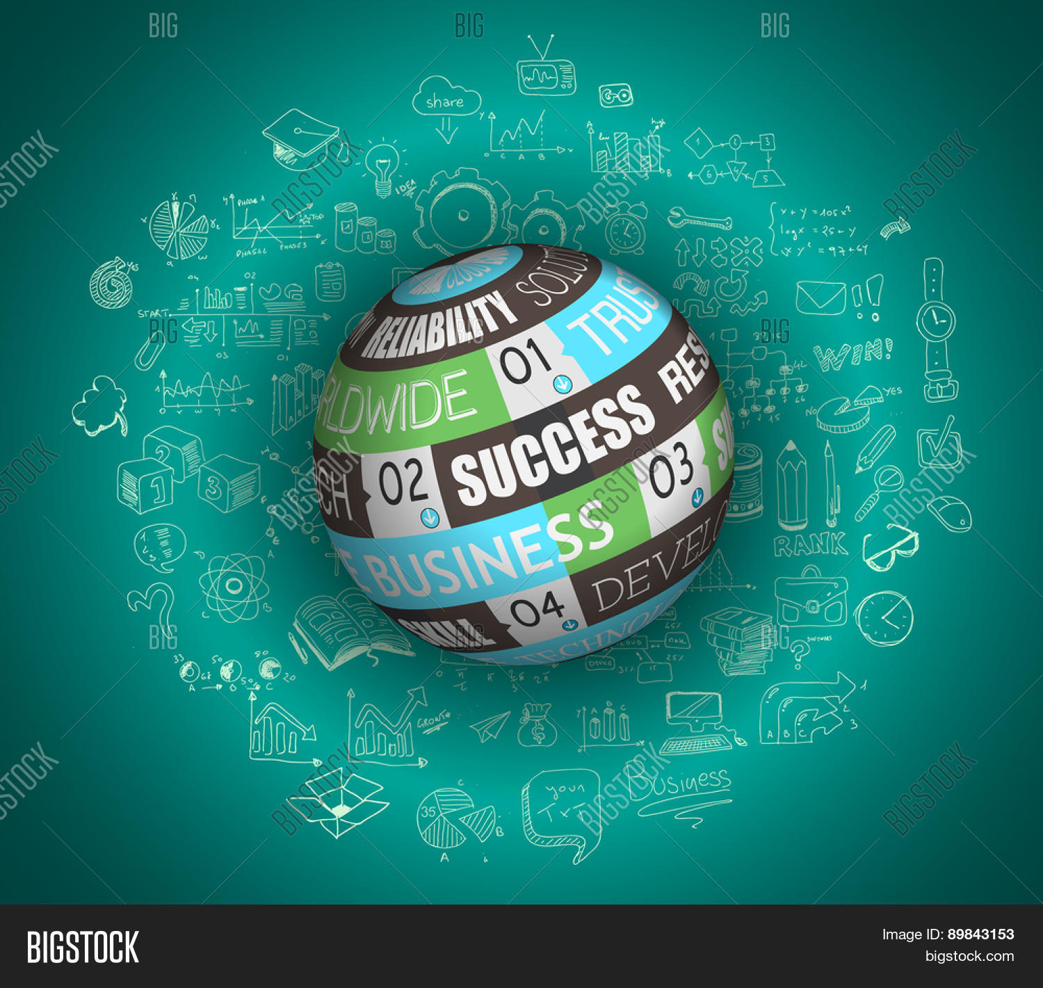 Flat Design Hand Drawn Image Photo Free Trial Bigstock