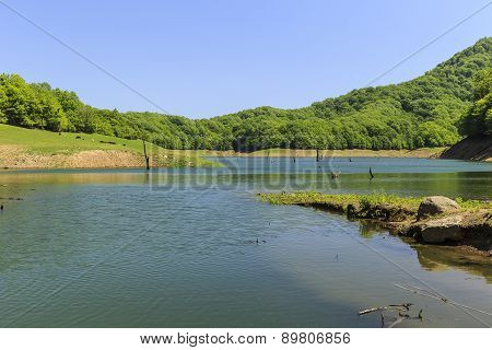 Khanbulan Reservoir In Lankaran