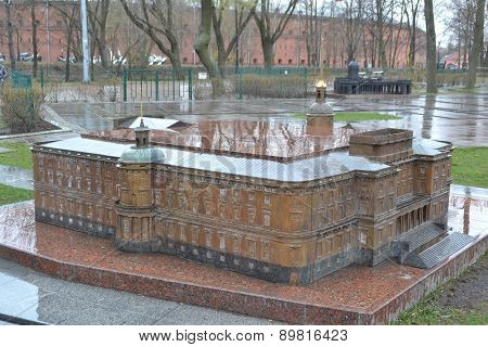 Model Of Mikhailovsky Castle.