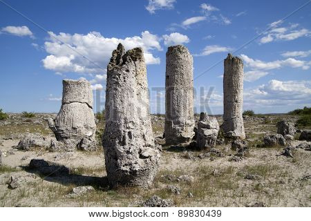 Stone Forest Near Varna, Bulgaria, Pobiti Kamani, Rock Phenomenon