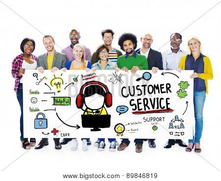 Customer Service Support Assistance Service Help Guide Concept