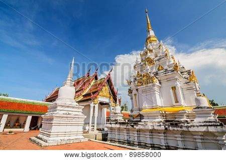 Wat Phra Borommathat Chaiya Worawihan, an ancient temple at Chaiya district,Surat Thani province, So