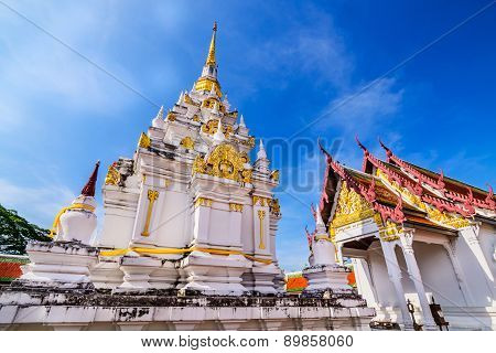 Wat Phra Borommathat Chaiya Worawihan, an ancient temple at Chaiya district,Surat Thani province, So