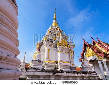 Wat Phra Borommathat Chaiya Worawihan, an ancient temple at Chaiya district,Surat Thani province, So