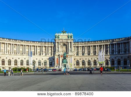 Panorama Of Hofburgin Vienna, Austria