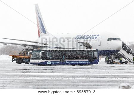 Airfield Bus Labeled 