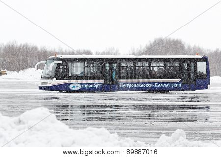 Airfield Bus Labeled 