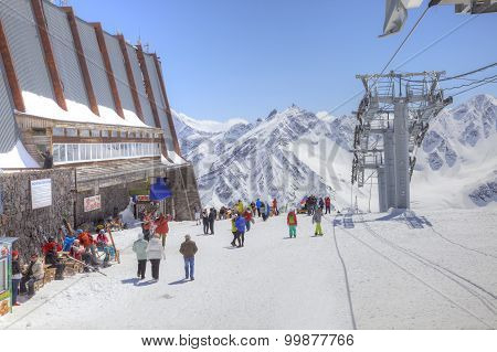 Elbrus. Station Of Aerial Lift