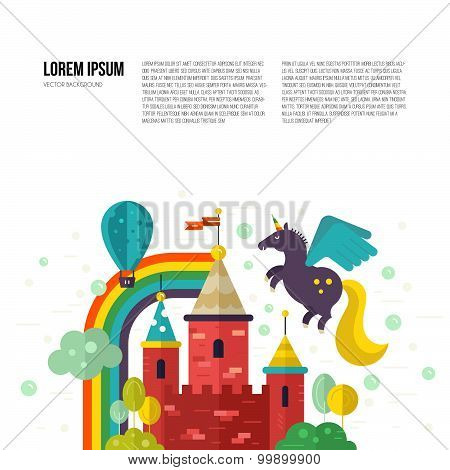 Fairy Castle Illustration