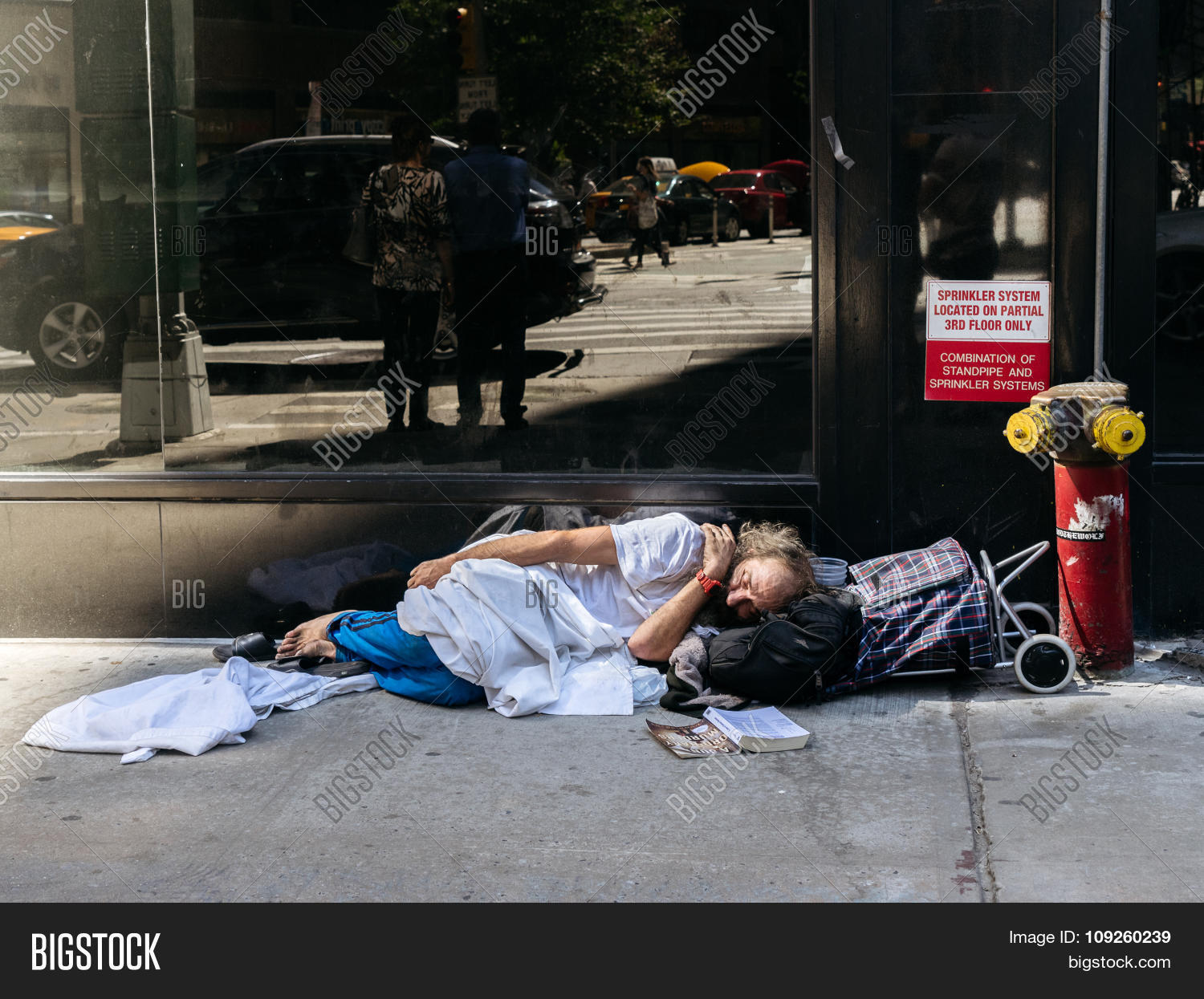 Homeless Man New York Image & Photo (Free Trial) | Bigstock