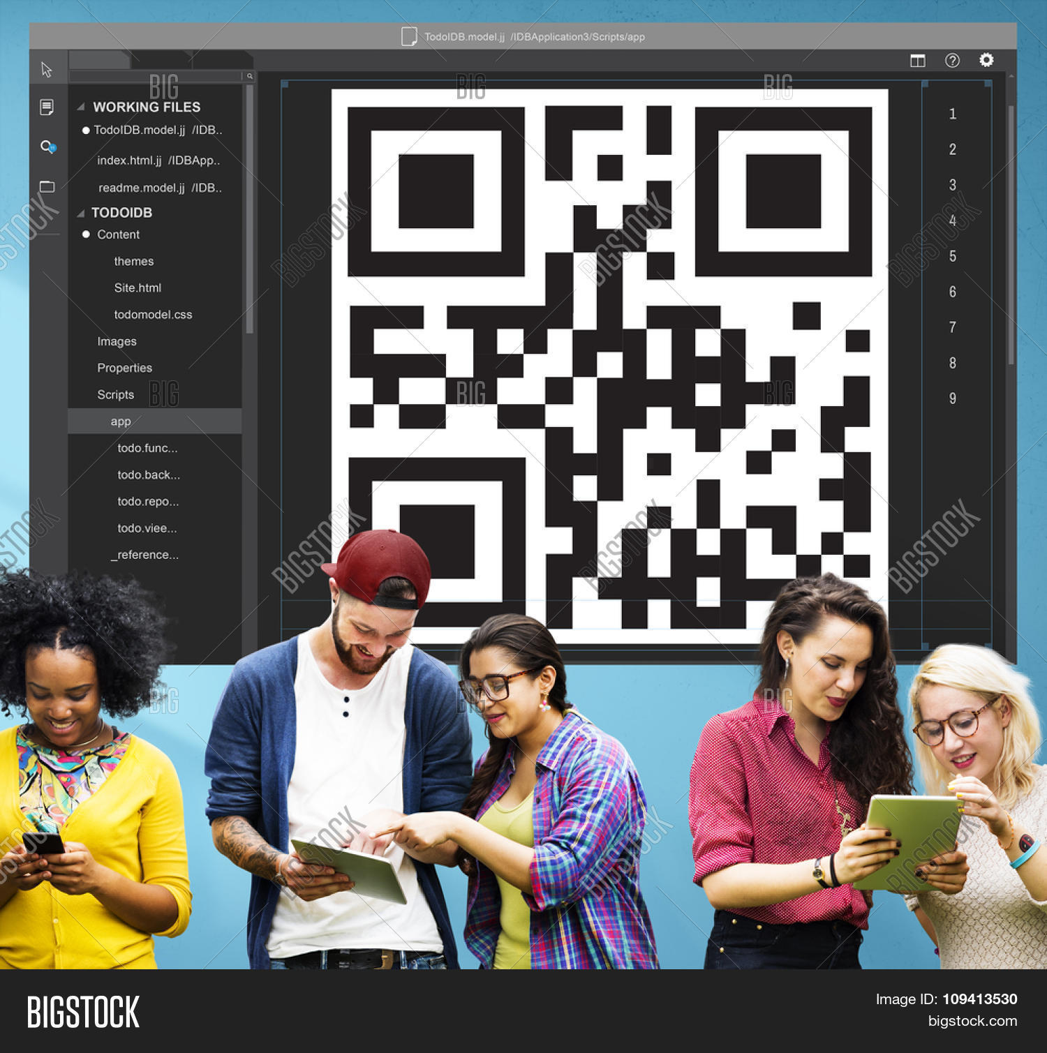 QR Code Encryption Image & Photo (Free Trial) Bigstock