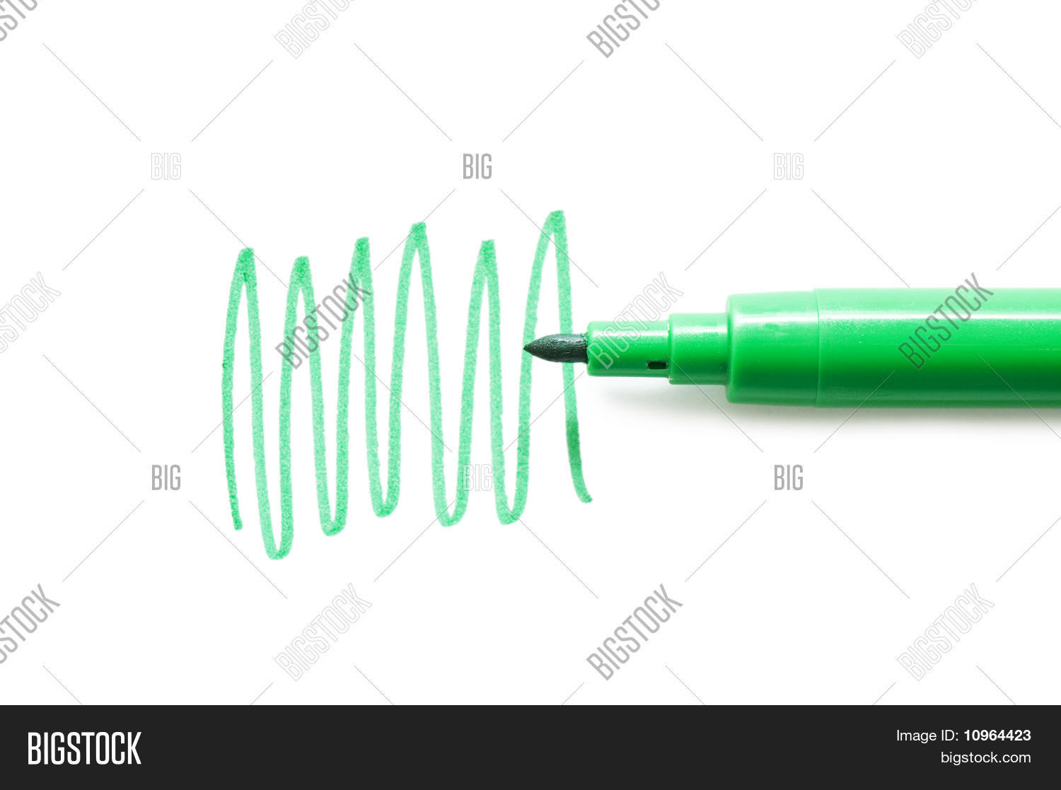 Green Felt-tip Pen Image & Photo (Free Trial) | Bigstock