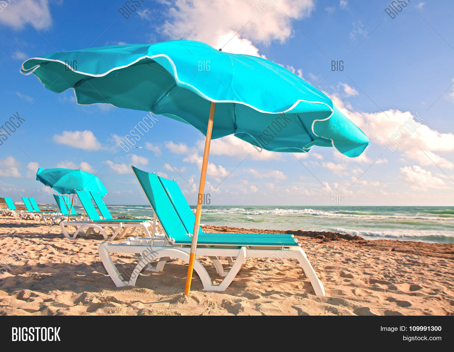 Beach Lounge Chairs Image & Photo (Free Trial) Bigstock