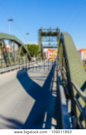 Bridge Over Sado River. Alcacer Do Sal, Portugal