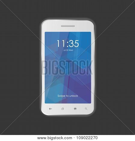Photorealistic images of the smartphone operating system Android
