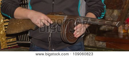 Men With The Thompson Sub Machine Gun